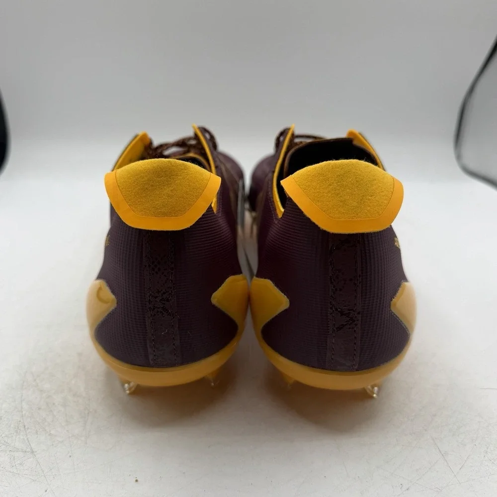 Adidas SM adizero Electric Football Cleats Mens Sz 13.5 Burgundy/Gold JQ6498 NWT